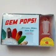 NIB Gem Pops!: Freeze, Wear, and Eat! Ice Pop Rings Kit by Julia Myall