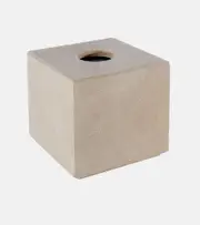 [Michael Verheyden] Michaël Verheyden Niez Cube suede and wooden tissue box