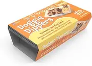 Doggie Dippers™ Tray - Turmeric & Chia Seed - are a World-First Interactive Dog Treat. Blending Gluten and Wheat Free Carob and Coconut Biscuits with Our Carob Flavoured Peanut Butter