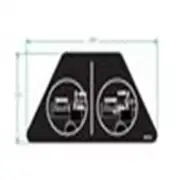 Genuine Ariens Log Splitter Decal, Ram Operation Part# 08000726