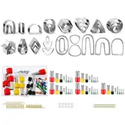 126pcs DIY Clay Earring Cutters Set for Polymer Clay Jewelry Making⌒