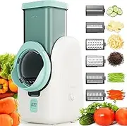 Electric Cheese Grater,Electric Salad Maker,Multi Grater, Fruit Cutter, Automatic Vegetable Chopper Slicer,Food Processor