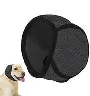 Dog Ear Wrap, Noise Protection No Flap Ear Wrap, Waterproof Earmuffs, Anti-Slip Adjustable Snood for Pet Grooming, Bath, Firework