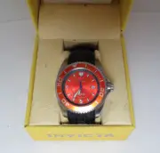 Working Invicta Pro Diver Men 6059 Orange Automatic Wristwatch Original Box