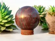 Very Rare Tiger Iron Crystal Sphere. High Quality Stunning Crystal.