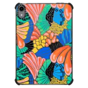 iPad mini (6th gen) iPad Impact Case Colorful Abstract Shapes Animal Skin Pattern Modern Maximalist Art