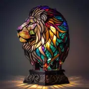 Animal Table Lamp Series Stained Glass Stained Night Light Retro Desk Lamps