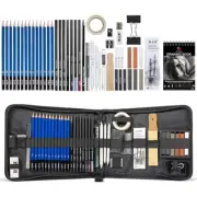 50-Pack Drawing and Art Supplies Kit - Colored Sketching Art Pencil Set 50PCS