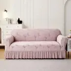 Thick Sofa Cover for Elastic Jacquard 1/2/3/4 Seater L-shaped Corner Sofa Cover