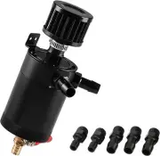Twilight Garage Universal Baffled Oil Catch Can 2-Port with Breather Filter...