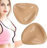 [Generic] Sticky Bra Pads - Double-Sided Adhesive Push up Bra Pads | Triangular Invisible Push-up Pads for Women for Swimsuits Dresses Bikini Top