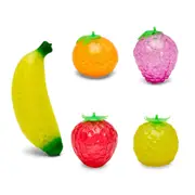 5 Pack ToyMania The Sensory Toy Box Fruit Squishies