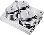 Stainless Steel Nail Dappen Dish Manicure Accessory Cup Powder Mixing Bowl Nail Art Set