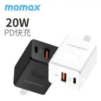 在飛比找momo購物網優惠-【Momax】20W USB-C PD 雙孔充電器UM16