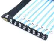PCI-ESlimline SAS SFF-8654 8I To 8 Ports SATA 90 degree server hard drive Cable