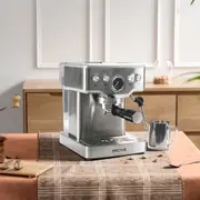 Spector Coffee Machine Espresso 20 Bar Cappuccino Maker Frother LCD Pre-soaking