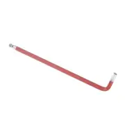 L-Handle Ball End Hex Key 6mm Metric L-Shape Wrench S2 Hand Tools, Red