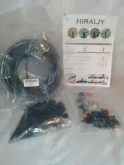 Hiraliy 49ft Drip Irrigation Kit Automatic Watering System for Garden 1/4" Drip