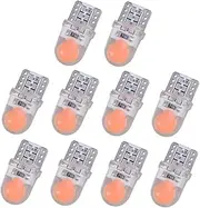 Gatuida Led Car Bulbs 10 Pcs T10 Smd Lamps Red Light High Brightness for Map License Plate Trunk Side Marker Backup Lights Universal Fit