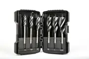WEN DB613A 6-Piece Tri-Flute Auger Drill Bit Set with Carrying Case