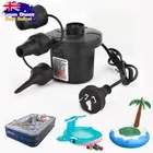 Electric Air Pump Portable Quick-Fill for Mattresses Pool Rafts Kayaks 3 Nozzles