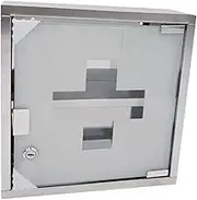 harayaa Medicine Cabinet Metal Box 2 Shelves First Aid Storage Bin Wall Mount First Aid Case First Aid Kits Box for Household Office