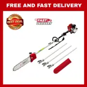 62CC Pole Chainsaw Petrol Chain Saw Brush Cutter Long Reach Brushcutter Tree