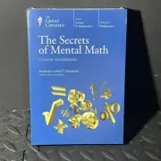 The Great Courses: The Secrets of Mental Math DVD 2 Disc Set+Guidebook Brand New
