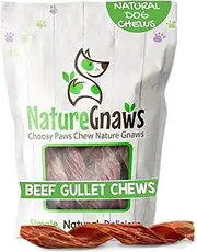 Beef Jerky Springs 7-8 (12 Pack) - 100% All-Natural Grass-Fed Free-Range Premium Beef Dog Chews