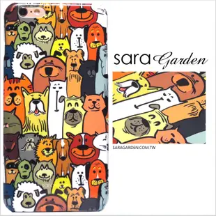 【Sara Garden】客製化 手機殼 蘋果 iPhone7 iphone8 i7 i8 4.7吋 狗狗 貓咪 毛孩子 大頭照 保護殼 硬殼