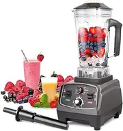 Blender Professional Countertop Blender,2000W Powerful Blender for Kitchen with 2L BPA-Free Tritan Jar and 6 Stainless Steel Blades Container, Smart Timer,for Shakes and Smoothies