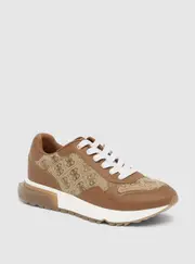 GUESS Women's Brown Logo Melany Sneakers Size: 10