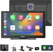 Spedal CL811 9" Wireless CarPlay Android Auto Screen w/ 2K Dash Cam & 1080P Back