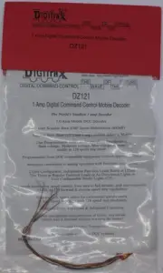 Digitrax DZ121 1.0-Amp Digital Command Control Mobile Decoder
