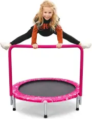 HONEY JOY 36” Kids Trampoline, Foldable Mini Rebounder with Full Covered Hand...