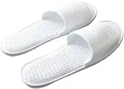 PLAFOPE 3-pair Slip Slippers Women's Sandals Ladies' Disposable Hotel Home Use