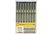 Sakura Pigma Micron Illustration Drawing Pens 05 Set 8pk