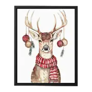 Reindeer Framed Framed Art Print