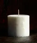 90hr VANILLA BEAN Natural Plant Based HAND MADE ECO CANDLE Cylinder Round Shapes