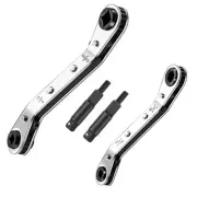 Multipurpose Ratchet Wrench Tool for Air Condition and Refrigeration Equipment