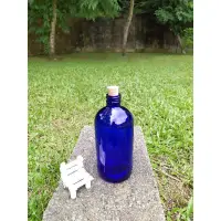 在飛比找蝦皮購物優惠-【台灣製造】藍色玻璃瓶 500ml / 可自製藍色太陽水/ 