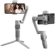 Phone Gimbal 3-Axis Smartphones Handheld Stabilizer Fill Light Fit for iPhone 13 Android(Combo Package)