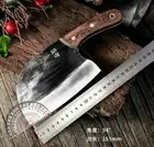 Handmade Butcher Knife Forged Steel Wood Handle Chef Chopping Slicing Cleaver 6"