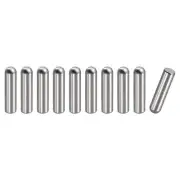6x20mm Dowel Pins, 10pcs Round Head Flat Chamfered End Dowel Pin