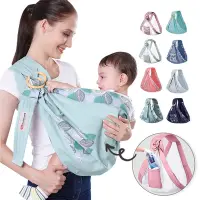 在飛比找Yahoo奇摩購物中心優惠-colorland嬰兒背巾背帶哺乳巾寶寶子宮型背巾