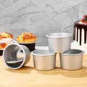 4 Pcs Mini Cake Tins Cheesecake Pans Mold Tiramisu Circle Molds for Baking