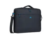 Rivacase Regent Clamshell Carry Bag for 15.6" Laptops - Black Suitable for