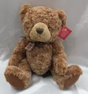 10" Russ Teddy Bear with Bow Plush stuffed Animal New with Tags