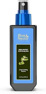 Blue Nectar Niraa Woody Oudh Body Mist for Hydrating Long Lasting Fragrance (100ml)