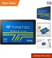 512GB Internal Solid State Drive - 3D NAND, Up to 550MB/s for PC & Laptop
